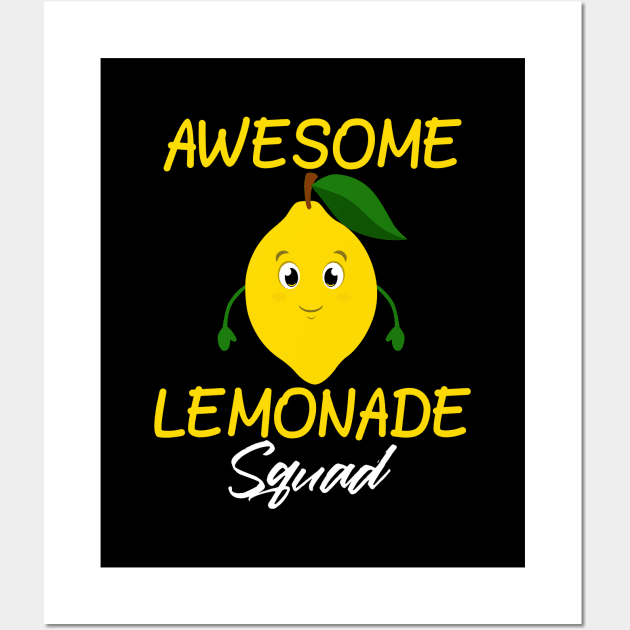 Awesome lemonade squad Wall Art by GraphicDream